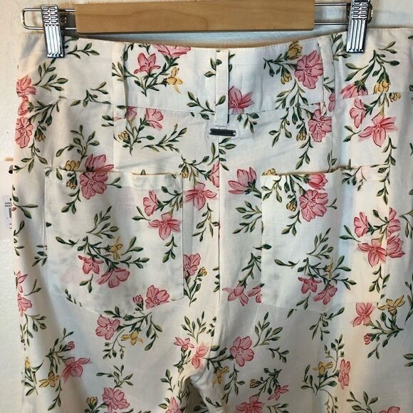 NWT Billabong pants crop wide leg floral size 29 - Picture 6 of 9